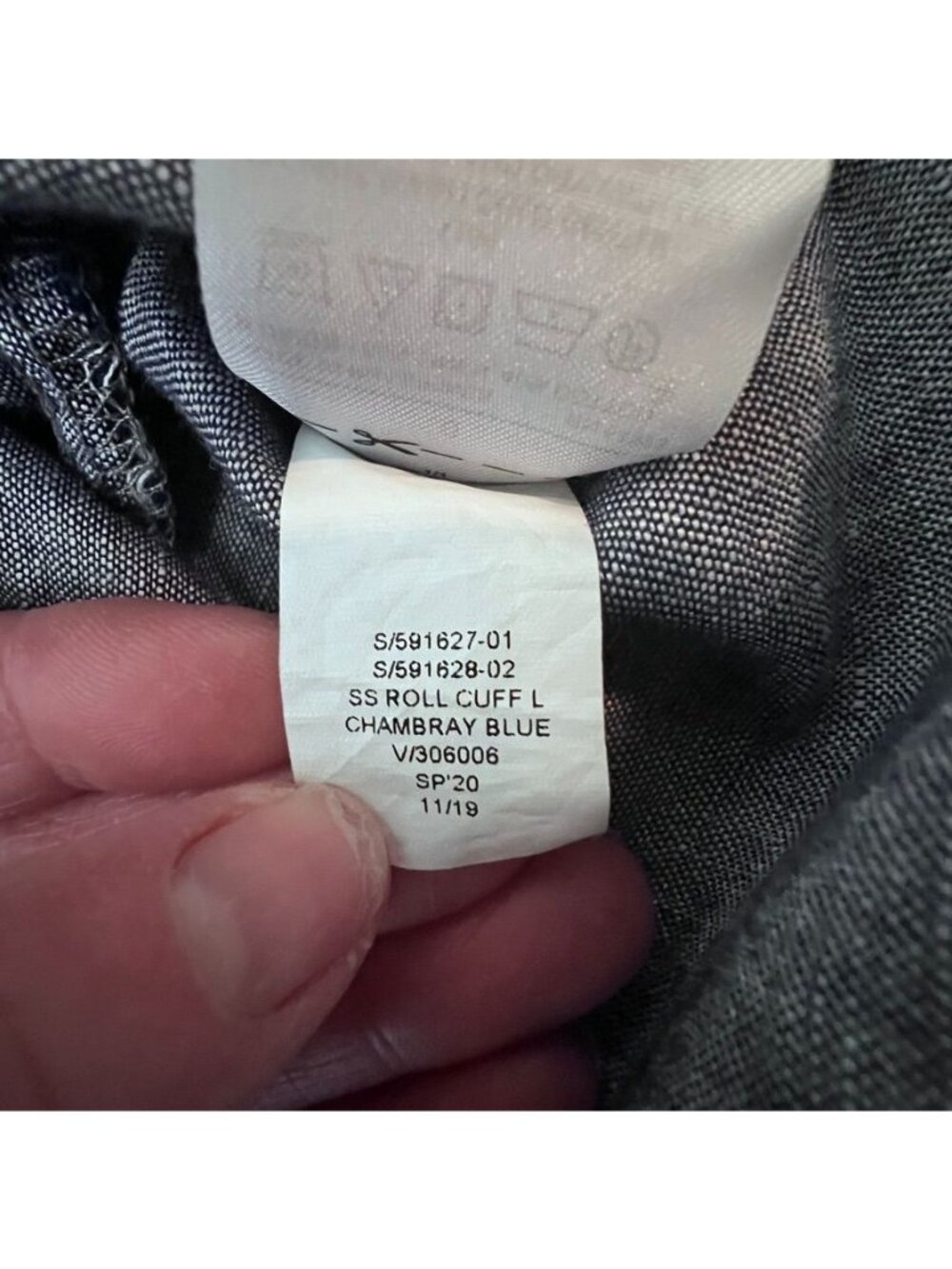 Banana Republic Linen Womens Sz 0 Shirt Dress Chambray Coastal Preppy Old Money - Picture 8 of 12